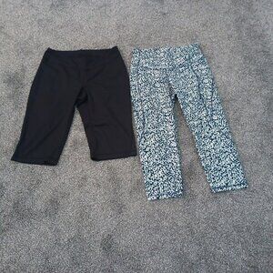 REI Ladies Capri Leggings & OLD NAVY ACTIVE ELEVATE Leggings - Size MEDIUM